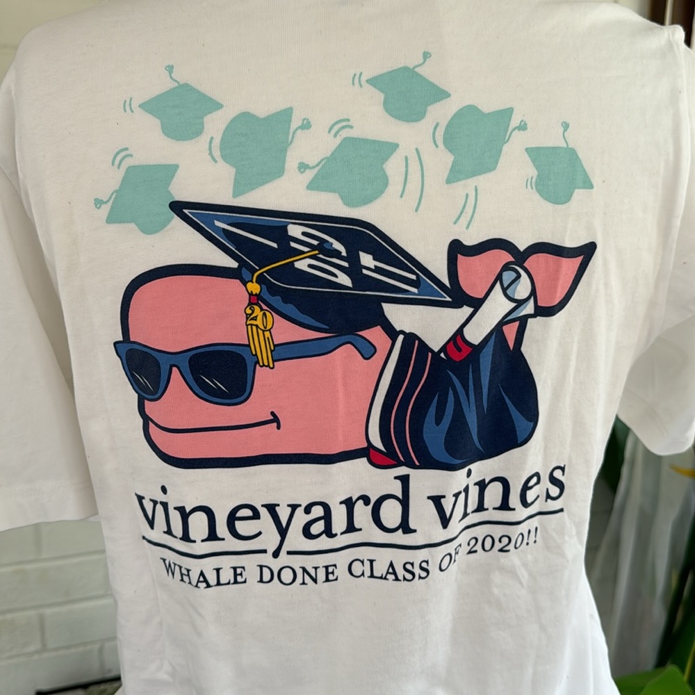 🆕 Vineyard Vines Class of 2020 Graduate Big Boy Tee Shirt Size 16 Large